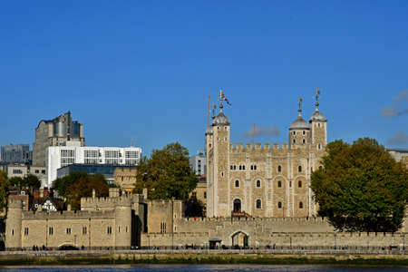 London; Hampstead; England - October 21 2021: the Tower of London built in 1066のeditorial素材