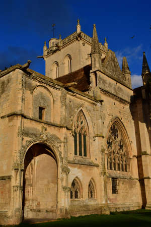Dives sur Mer; France - November 27 2021: the Notre Dame churchのeditorial素材
