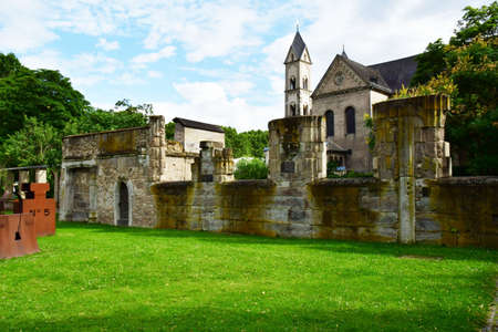 Koblenz; Germany- August 11 2021: the Ludwig museum parkのeditorial素材