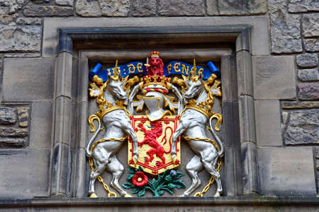 Edinburgh,Scotland - october 21 2021: the old picturesque castleのeditorial素材