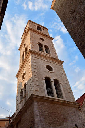 Sibenik, Croatia; - september 5 2021: church in the picturesque city centerのeditorial素材