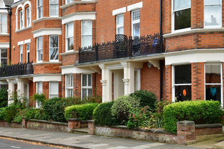 London; Hampstead; England - October 21 2021: the Belsize Park districtの写真素材