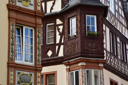 Koblenz; Germany- August 11 2021: the picturesque city in summerのeditorial素材