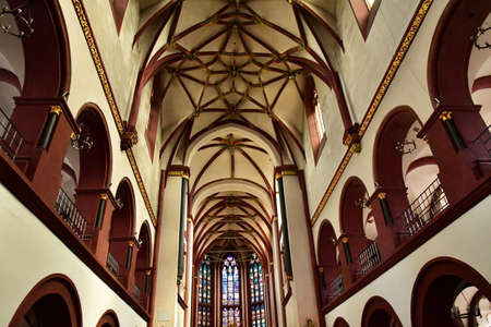 Koblenz; Germany- August 11 2021: the Our Lady churchのeditorial素材