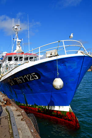 Guilvinec, France - May 16 2021: the fishing portのeditorial素材