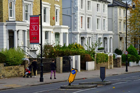 London; Hampstead; England - October 21 2021: the Belsize Park districtのeditorial素材