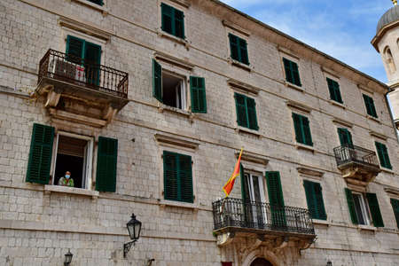 Kotor; Montenegro - September 13 2021: the picturesque old cityのeditorial素材