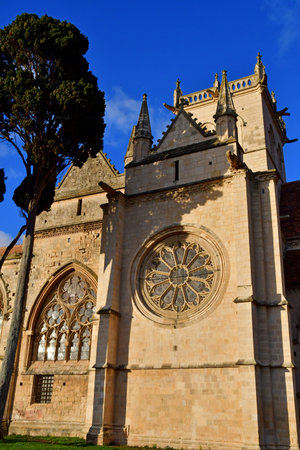 Dives sur Mer; France - November 27 2021: the Notre Dame churchのeditorial素材