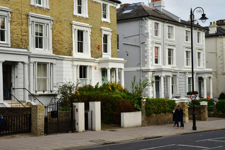 London; Hampstead; England - October 21 2021: the Belsize Park districtのeditorial素材