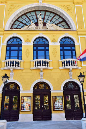 Split, Croatia - September 5 2021: the theaterのeditorial素材