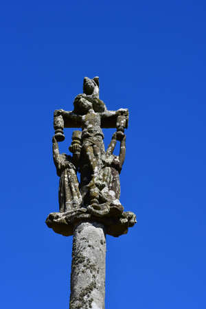 Saint John Trolimon; France - May 16 2021: the Tronoen church