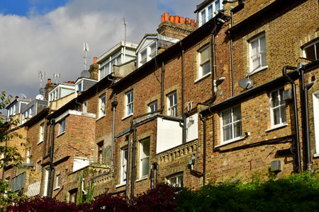 London; Hampstead; England - October 21 2021: the Belsize Park district