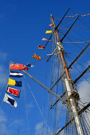 London; England - October 21 2021: the boat in the City of Greenwich