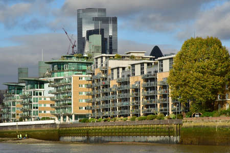 London; England - October 21 2021: a fluvial cruise on the Thames riverのeditorial素材