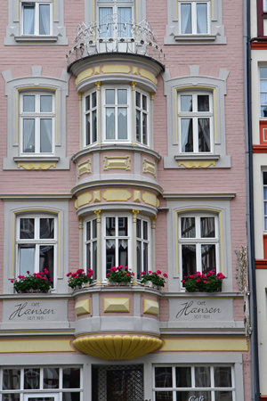 Bernkastel Kues; Germany- August 11 2021: the picturesque city in summerのeditorial素材