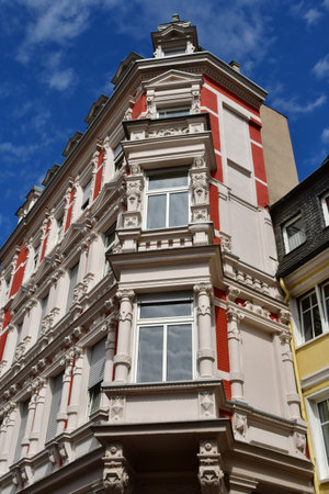 Koblenz; Germany- August 11 2021: the picturesque city in summerのeditorial素材