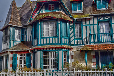 Deauville; France - September 27 2019: the city centerのeditorial素材