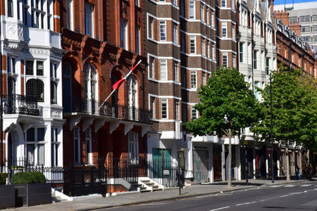 London; England - october 21 2021 : the Sloane streetのeditorial素材