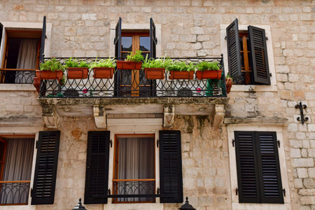 Kotor; Montenegro - september 13 2021: the picturesque old cityのeditorial素材