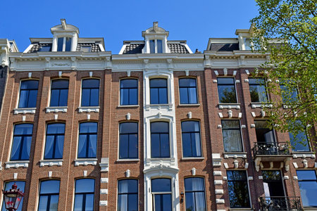Amsterdam, Netherlands - may 22 2022: the touristy city centerのeditorial素材
