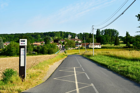 Villers en Arthies; France - June 16 2023: the villageのeditorial素材