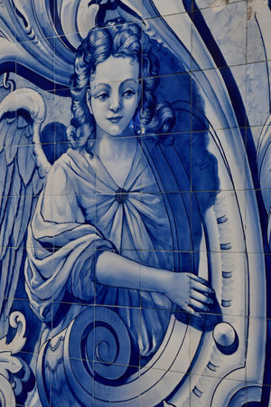 Lamego, Portugal - March 29 2022: the historical sanctuary of Our Lady of Remediosのeditorial素材