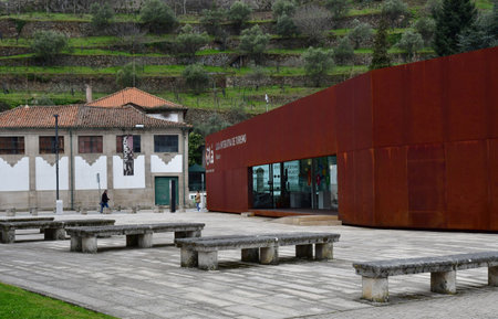 Lamego, Portugal - March 29 2022: the historical sanctuary of Our Lady of Remediosのeditorial素材
