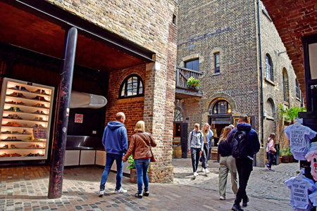 London; England - May 28 2023: The Camden market