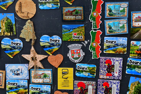 Lamego, Portugal - March 29 2022: a souvenir shopのeditorial素材