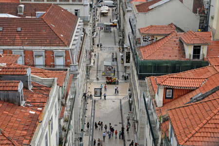 Lisbon, Portugal - July 3 2010: the picturesque cityのeditorial素材