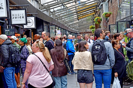 London; England - May 28 2023: The Camden marketのeditorial素材