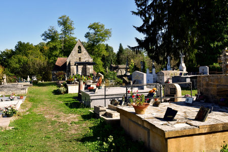 Castelnaud la Chapelle; France - October 7 2023: the Saint Eutrope churchのeditorial素材