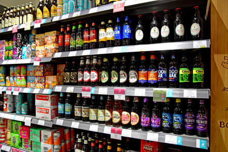 London; England - May 28 2023: supermarket in The Finchley roadのeditorial素材