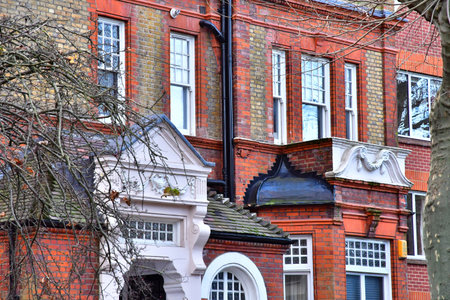 London, England - December 15 2023: the Belsize park district