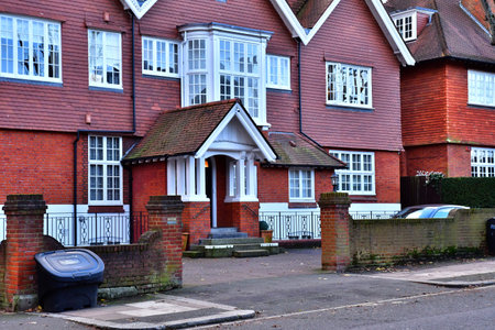 London, England - December 15 2023: the Belsize park districtのeditorial素材