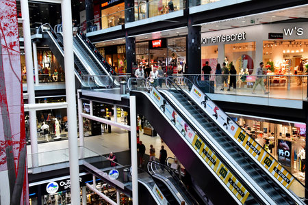 Belgrade, Serbia - June 28 2023: the Knez Mihailova street in the picturesque city centerのeditorial素材