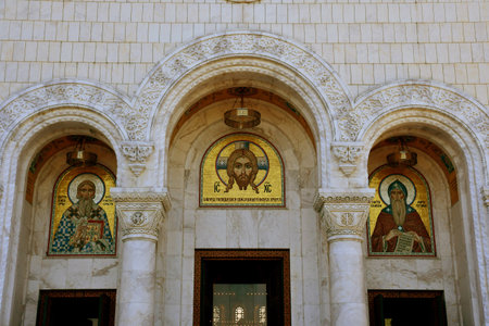 Belgrade, Serbia - June 28 2023: the church of Saint Sava