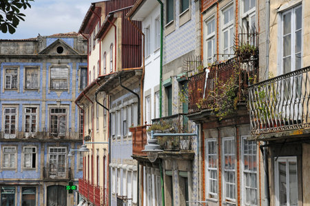 Braga, Portugal - July 3 2010: the picturesque cityのeditorial素材
