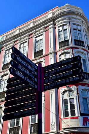 Gran Canaria, Canary Islands - March 15 2024: the picturesque old city of Las Palmas de Gran Canariaのeditorial素材