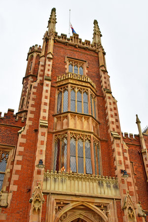 Belfast; Northern Ireland - September 15 2022: the Queen's University of Belfastのeditorial素材
