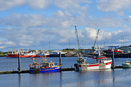 Killybegs, Ireland - September 15 2022: the fishing por