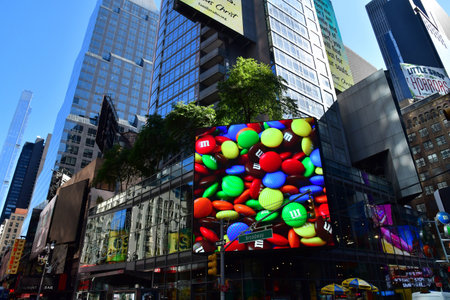 New York, USA - September 9 2023: the Times Square district