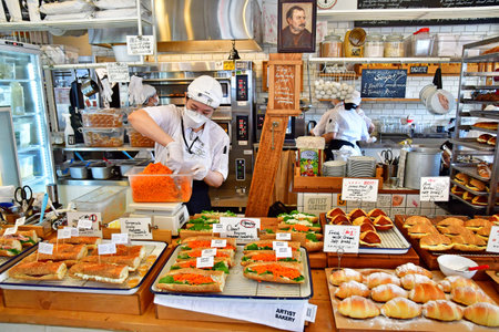 Seoul; Korea - August 4 2024: a famous bakery in the city center
