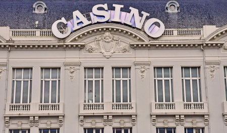 Trouville; France - October 12 2024: the casinoのeditorial素材