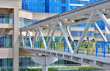 Busan; Korea - august 4 2024: the port districtのeditorial素材