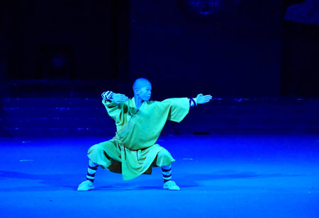 Luoyang; China - November 6 2024: the monastery of Shaolin, the cradle of kung fuのeditorial素材