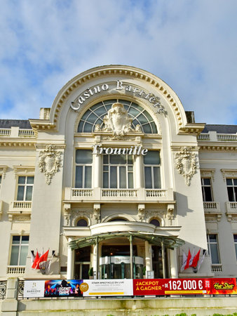 Trouville; France - October 12 2024: the casinoのeditorial素材