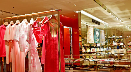 London; England - May 28 2023: department store in the Baker streetのeditorial素材