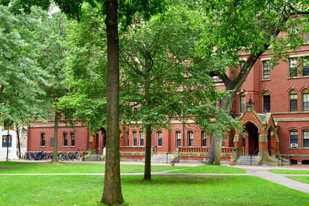 Cambridge, USA - September 9 2023: the Harvard Universityのeditorial素材