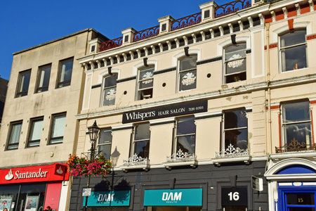 Londonderry; Northern Ireland - September 15 2022: shop in the city center